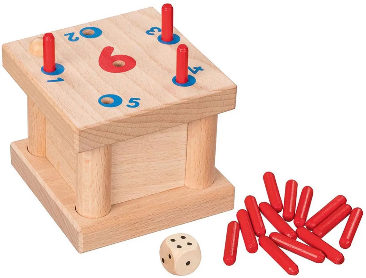 Gezelschapsspel - The Tricky - 42 Delen - Hout - 5 Jaar von Goki in Mehrfarbig – Produktfoto