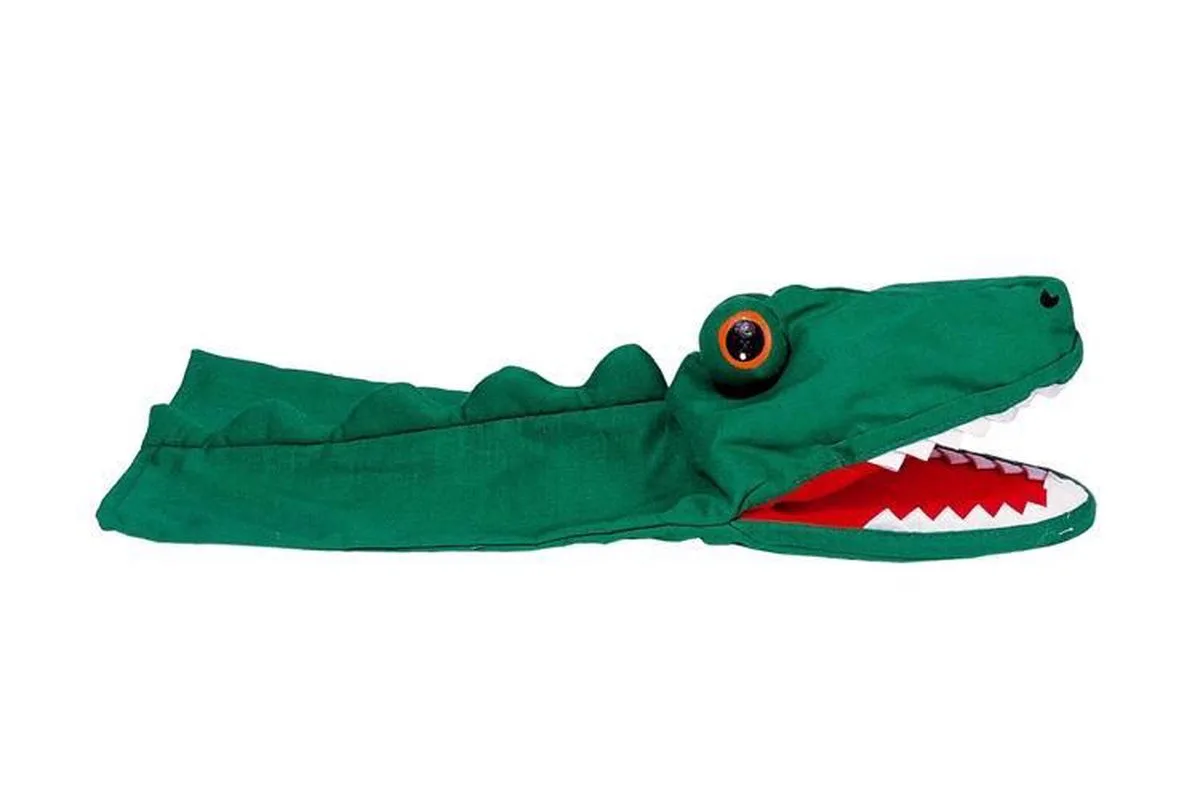 Hand Puppet Crocodile 30cm von Goki in Mehrfarbig – Produktfoto