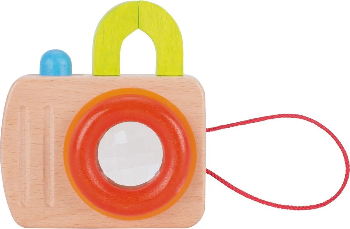 Houten Camera Afmeting artikel: 11,5 x 10 x 5 cm de Goki en Multicolore – photo du produit