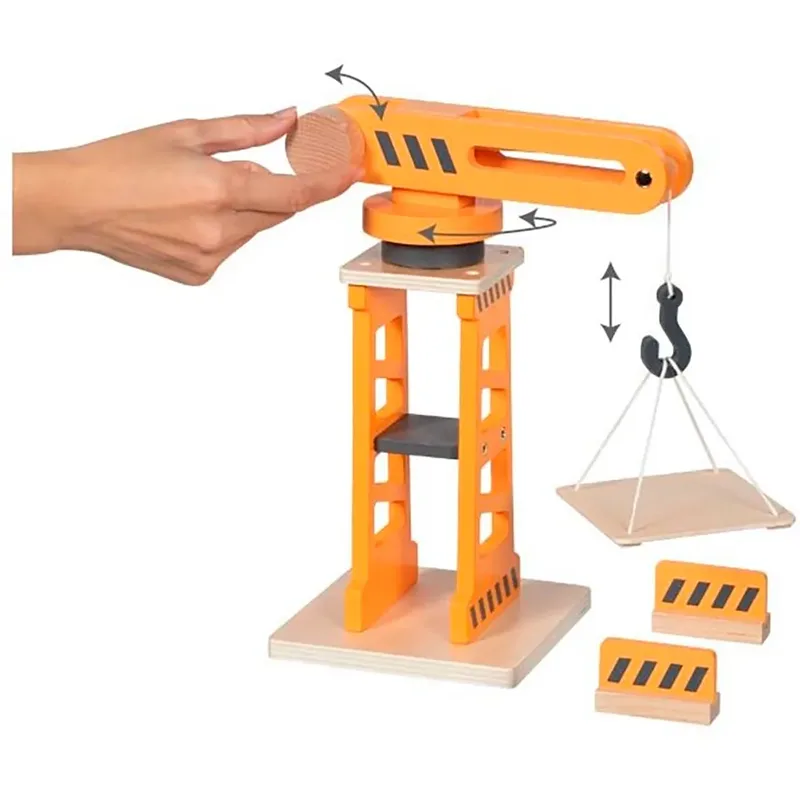 Houten Draaikraan - 4dlg. von Goki in Mehrfarbig – Produktfoto 3 von 3