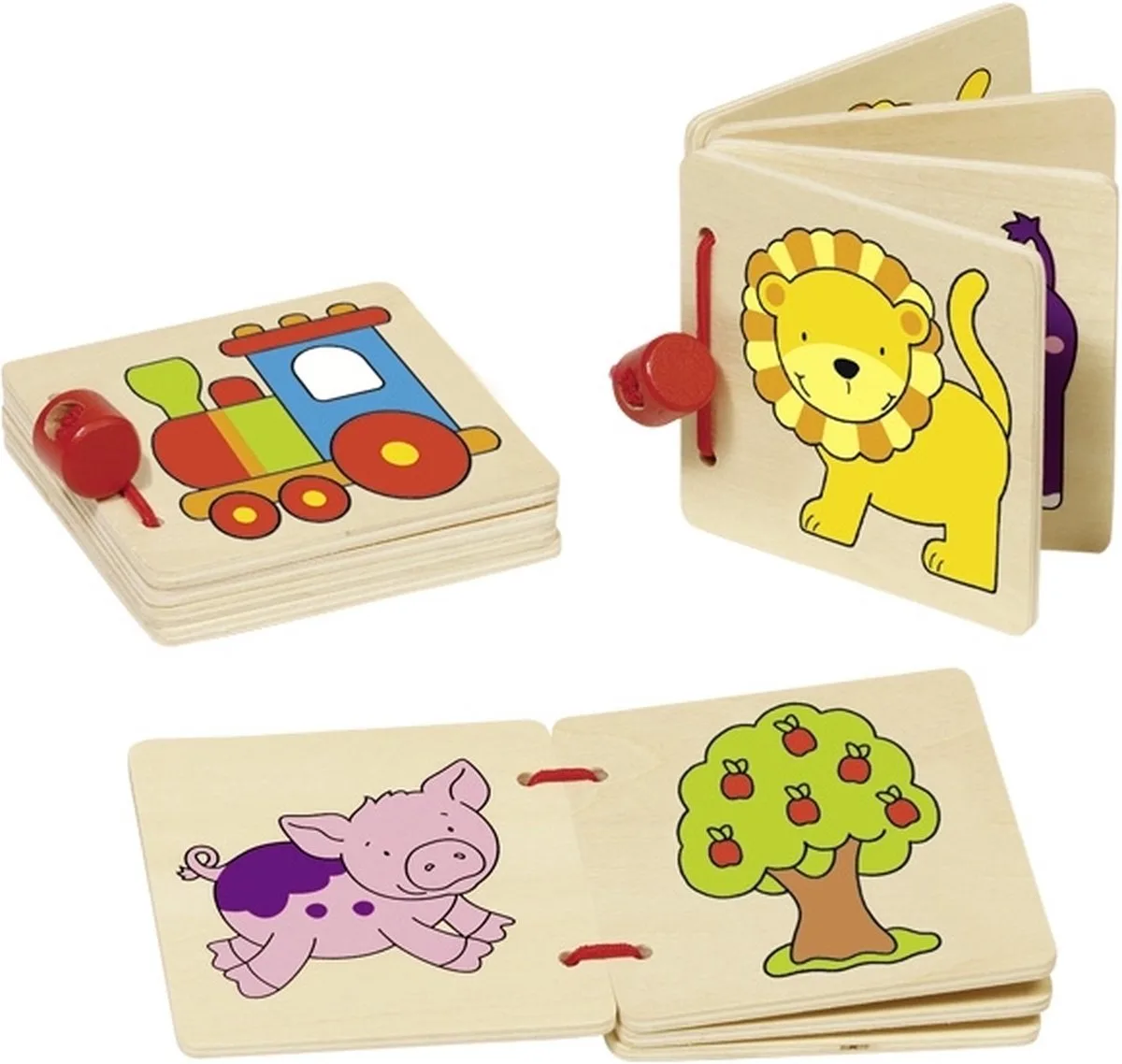 Picture Books Wood von Goki in Hout – Produktfoto