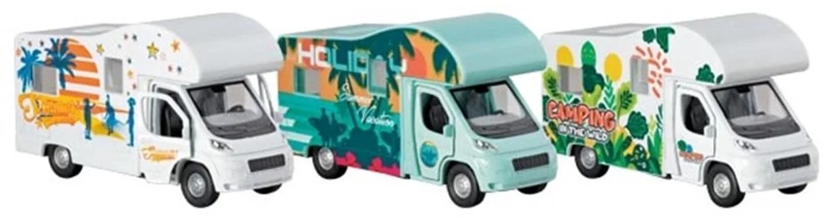 houten mobilhome camper speelgoed kleurrijk en duurzaam. von Goki in Mehrfarbig – Produktfoto
