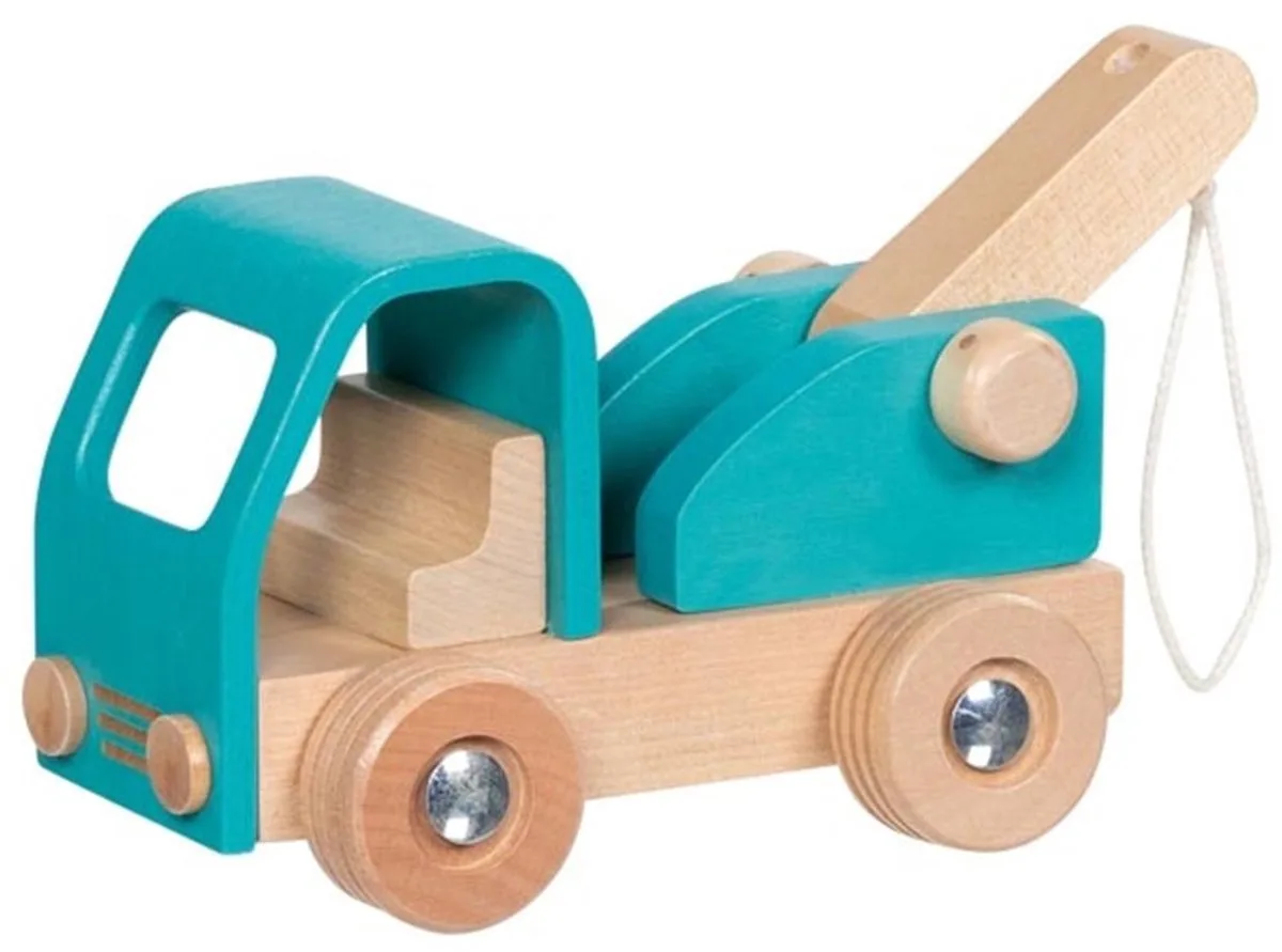 houten takelwagen speelgoedauto voor kinderen - duurzaam en veilig. von Goki in Mehrfarbig – Produktfoto