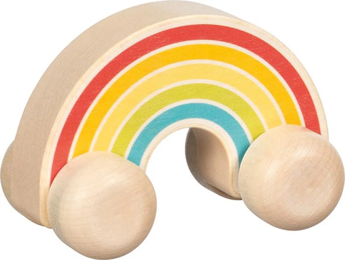 Wooden Vehicle Rainbow von Goki in Mehrfarbig – Produktfoto