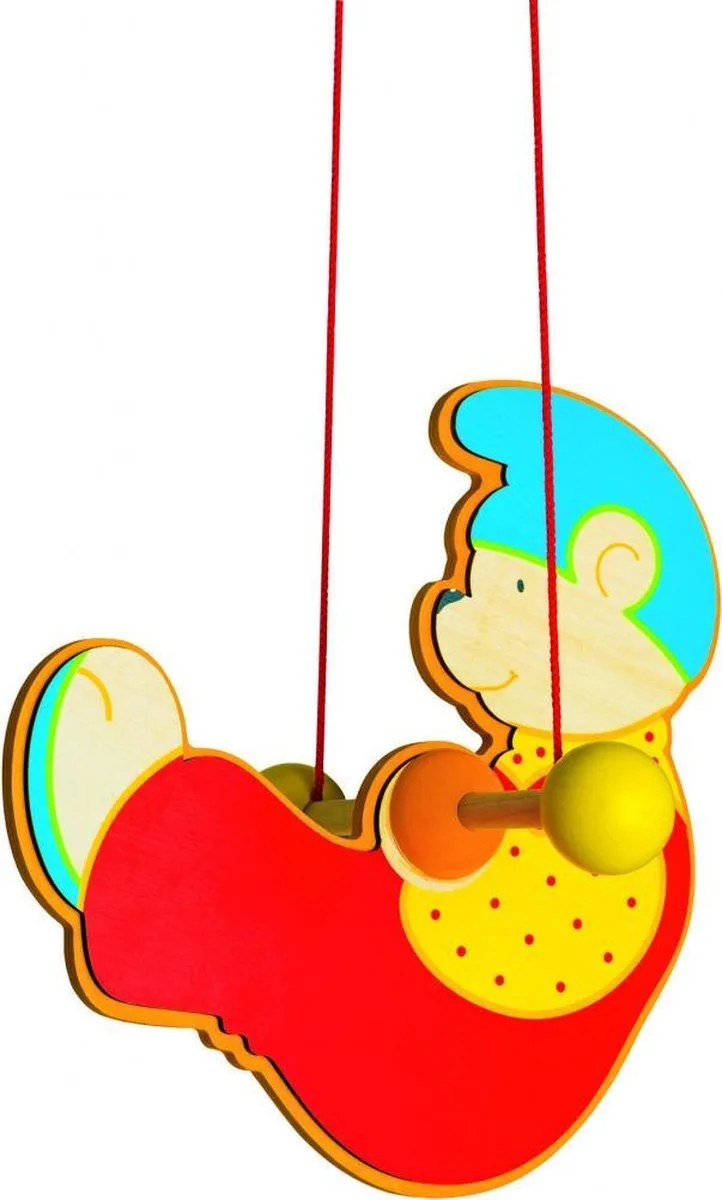 Jojo beer 21,5cm van Goki in Rood – productfoto