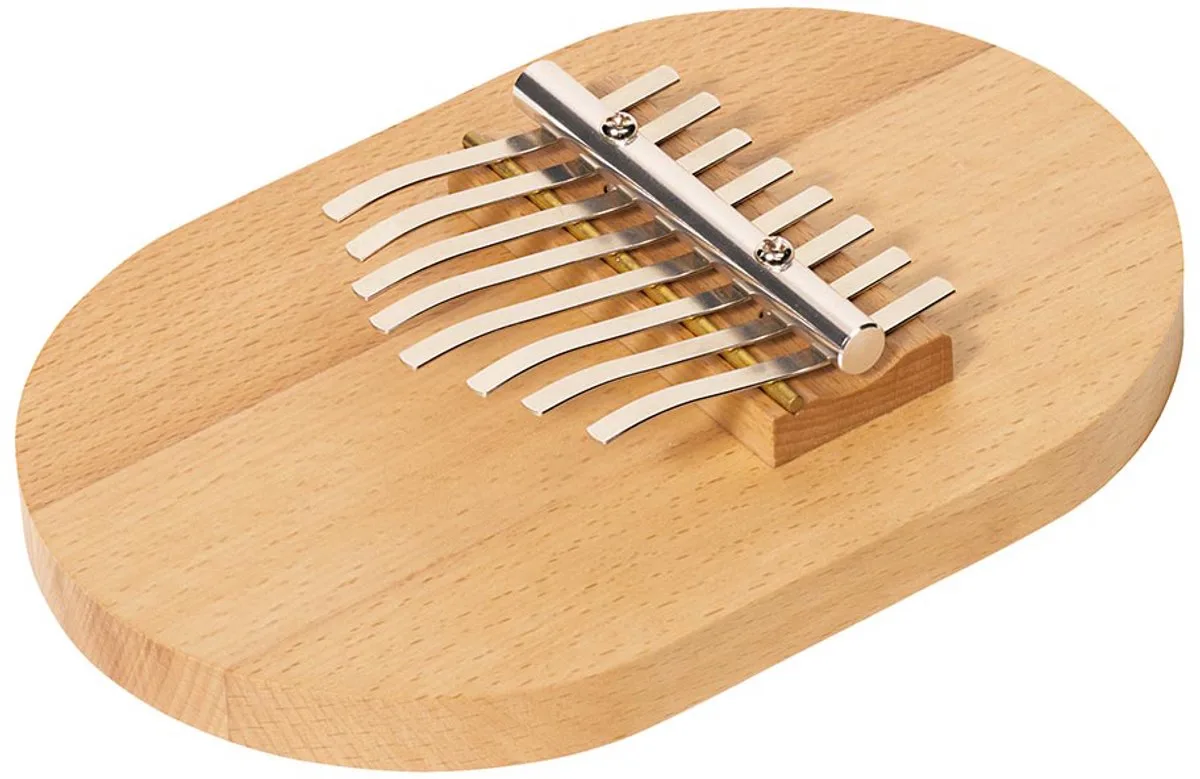 Kalimba - Duimpiano - L20Cm - Hout - 5 Jaar de Goki en Blank hout – photo du produit