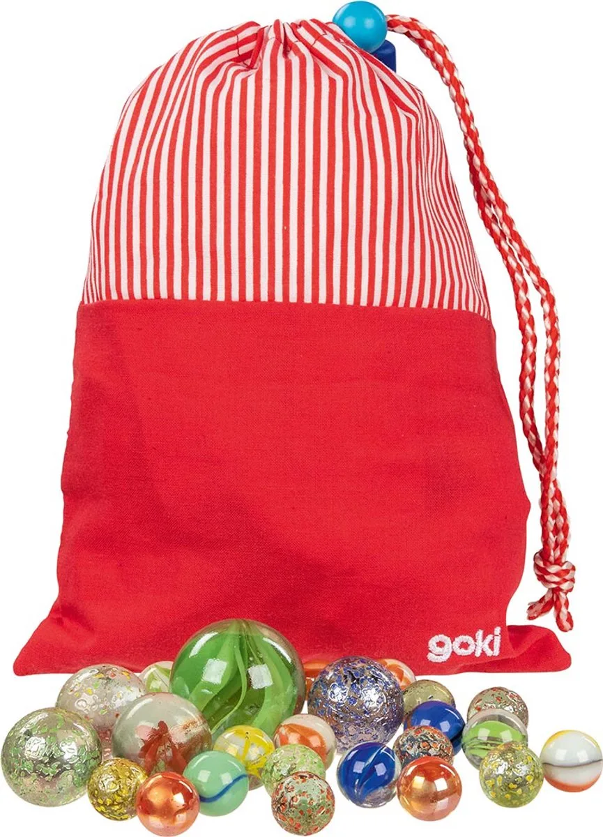 Knikkers - Zak Met 50 Knikkers - 3 Jaar by Goki in Multicolour – product photo