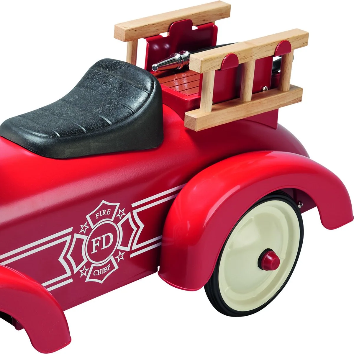 Loopauto - Brandweerwagen - 75X24,5X34,5Cm - Metaal En Kunststof - 1 Jaar von Goki in Rot – Produktfoto