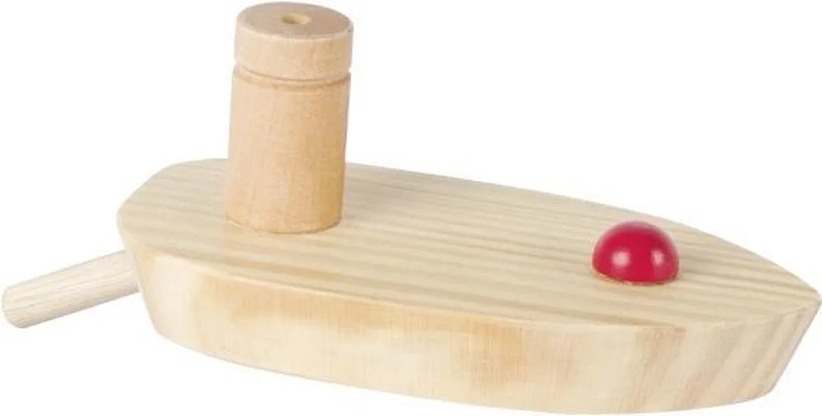 Wooden Balloon Boat von Goki in Mehrfarbig – Produktfoto