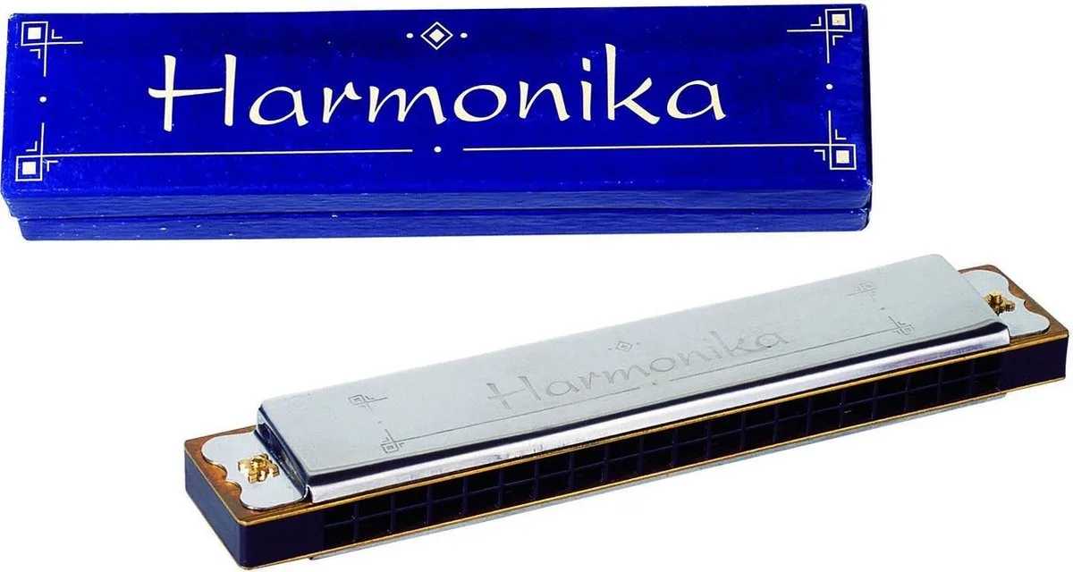 Muziek - Mondharmonica - L15,5Cm - 20 Tonen - 3 Jaar by Goki in Multicolour – product photo
