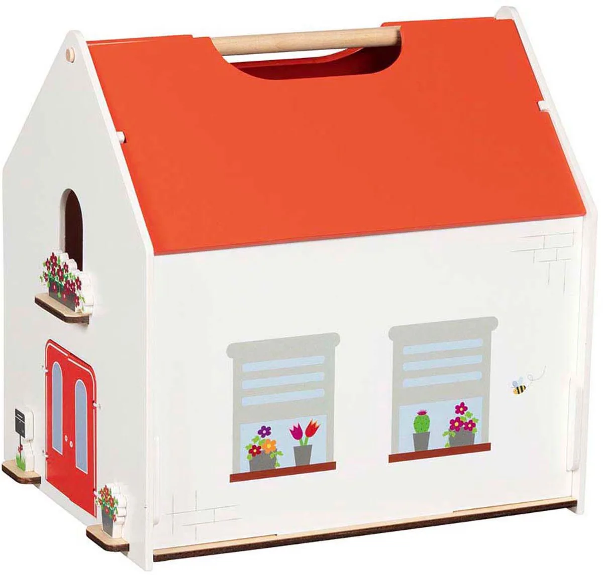 Poppenhuis - City Life - Draagbaar - 30,5X23X30Cm - 3 Jaar van Goki in Meerkleurig – productfoto