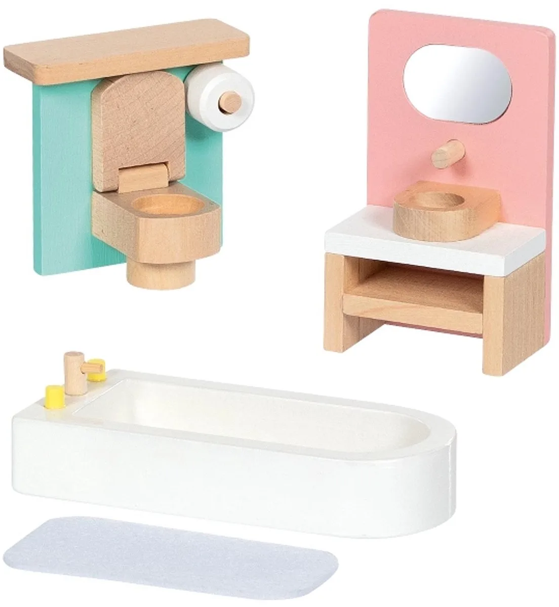 Poppenhuismeubel - Kinderkamer. de Goki en Multicolore – photo du produit