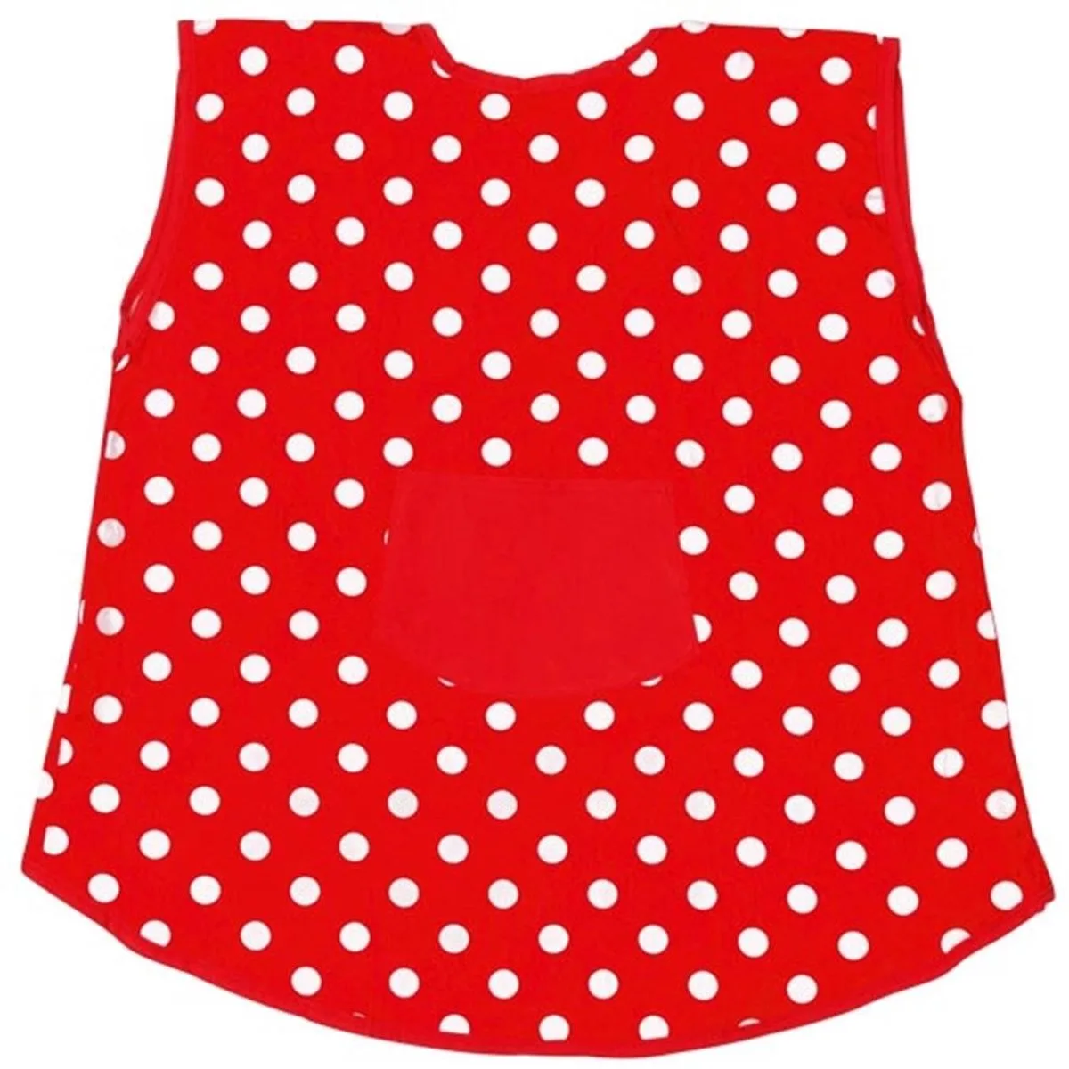 Schort - Rood Met Witte Stippen - Katoen - 3 Jaar van Goki in Rood – productfoto