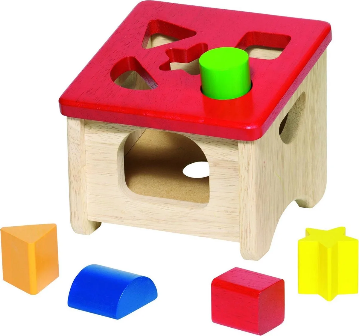 Sorteerkist: DIVERSE VORMBLOKKEN I 15x16x13cm, 5 verschillen by Goki in Multicolour – product photo