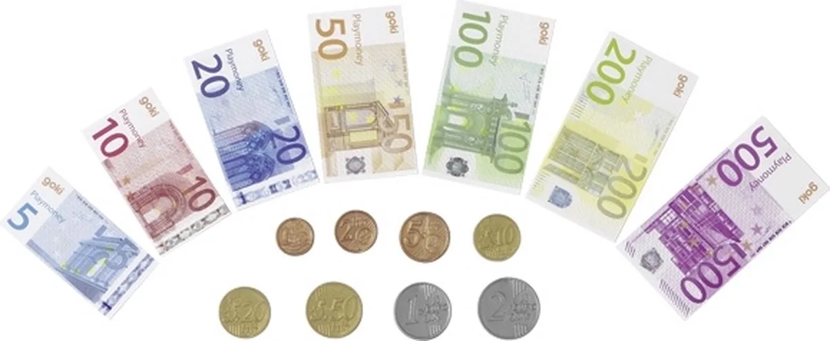 Speelgeld - Briefjes En Munten - 3 Jaar van Goki in Meerkleurig – productfoto