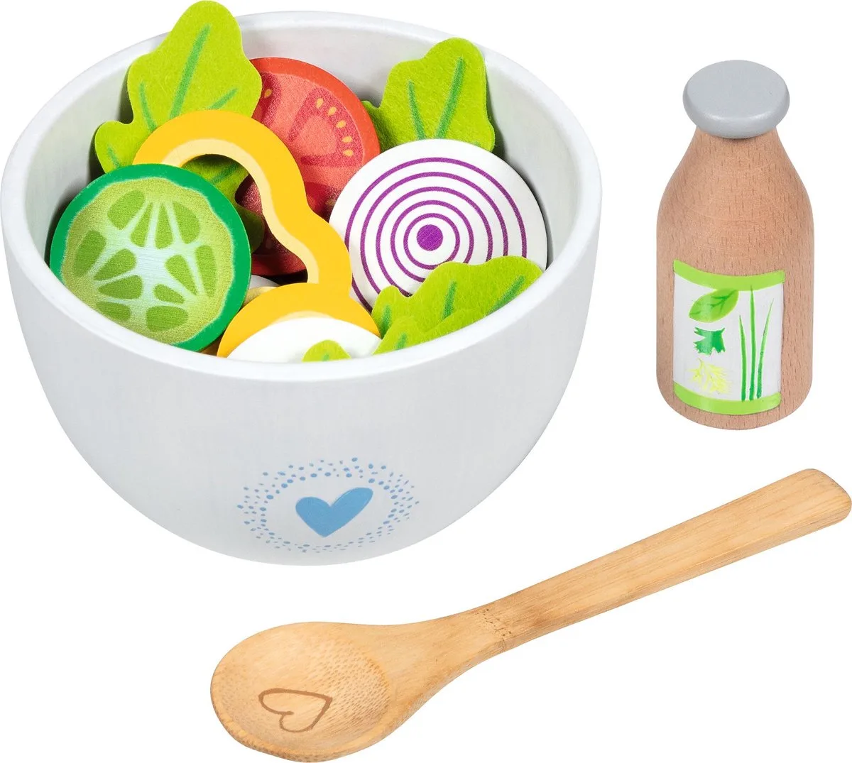 Speelgoedeten - Salade Set Vitalbowl - 24 Delen - 3 Jaar de Goki en Multicolore – photo du produit
