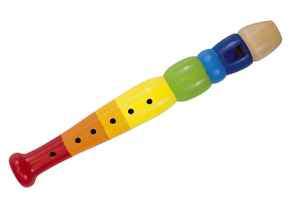 Speelgoedinstrument - Blokfluit - L20Cm - Hout - 5 Jaar by Goki in Multicolour – product photo