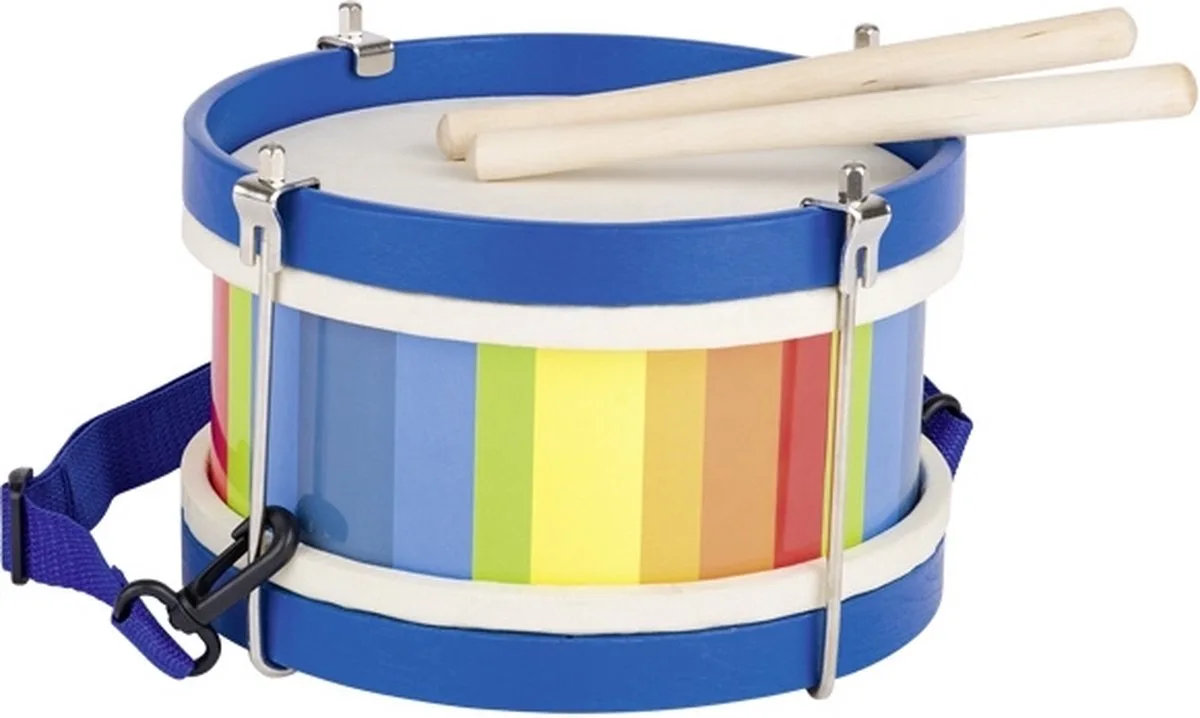 Speelgoedinstrument - Trommel - Muziek Maken - Hout - 3 Jaar by Goki in Multicolour – product photo