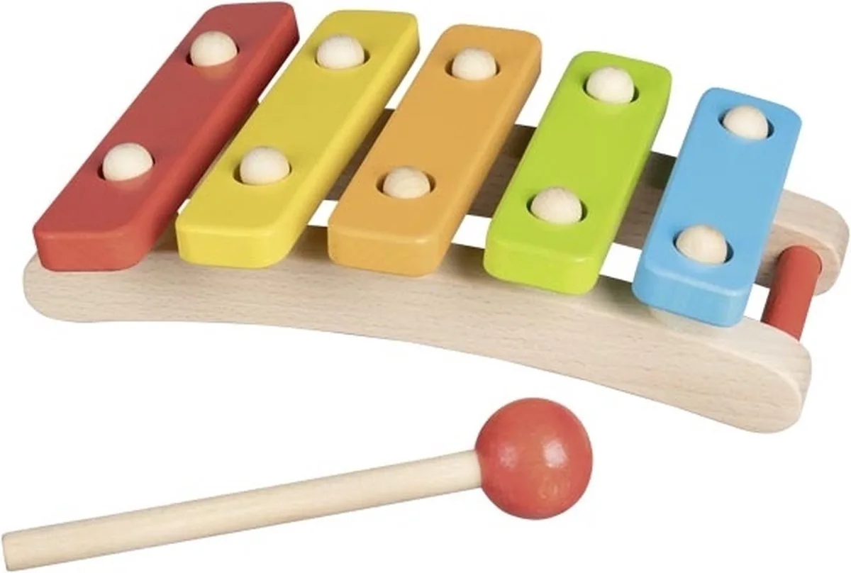 Speelgoedinstrument - Xylofoon - L22Cm - Muziek Maken fra Goki i Flerfarvet – produktbillede