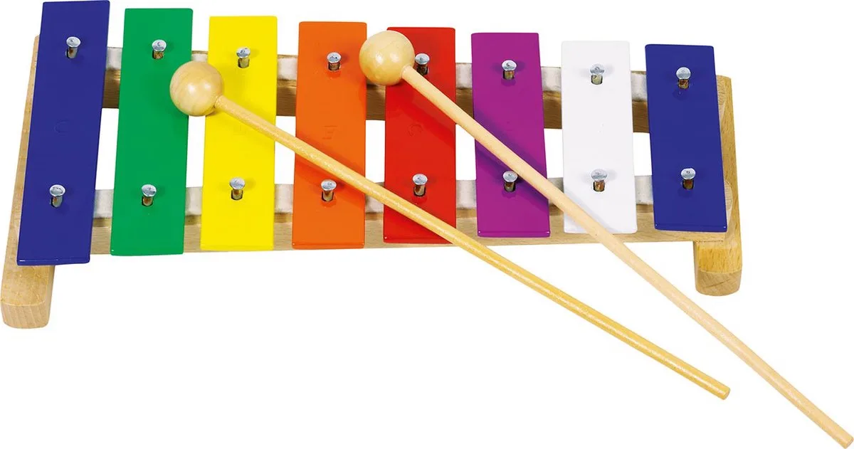 Speelgoedinstrument - Xylofoon - L31,5Cm - Muziek Maken - 3 Jaar de Goki en Multicolore – photo du produit