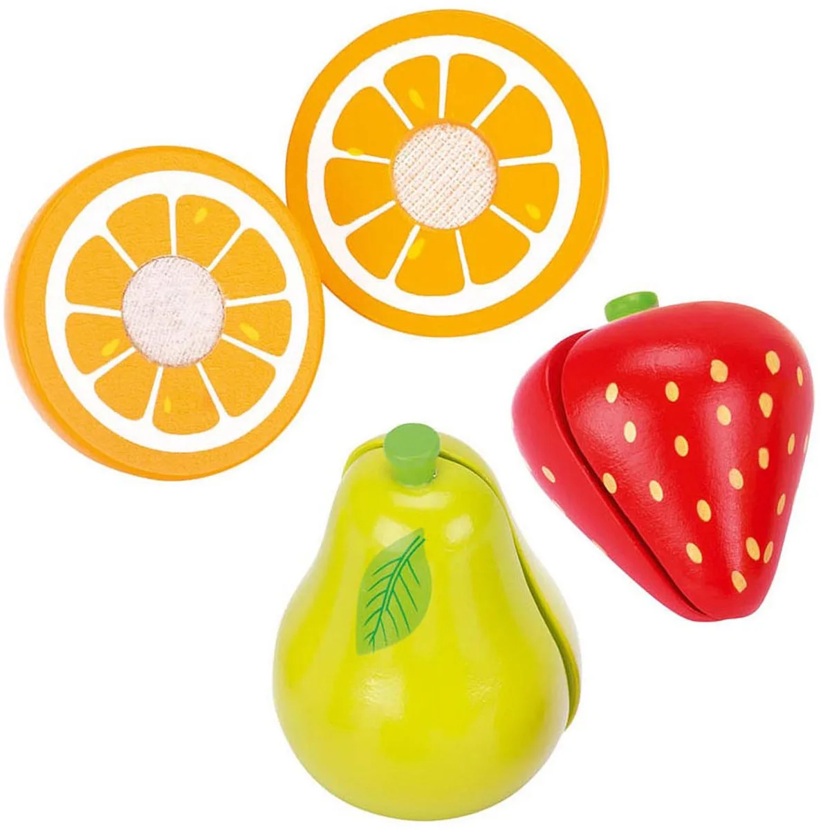 Speelgoedkeuken - Blender - Hout - Inclusief Fruit Met Velcro - 3 Jaar by Goki in Multicolour – product photo