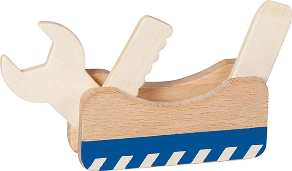 Speelwerktuigen - Multitool - 3 In 1 - 3 Jaar fra Goki i Hout – produktbillede