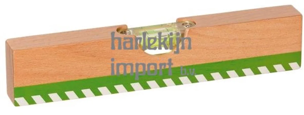 Speelwerktuigen - Waterpas - 20X4X2,2Cm - 3 Jaar fra Goki i Hout – produktbillede