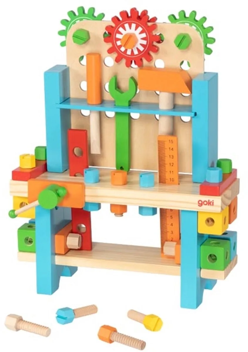 Speelwerktuigen - Werkbank - Met Gereedschap by Goki in Multicolour – product photo