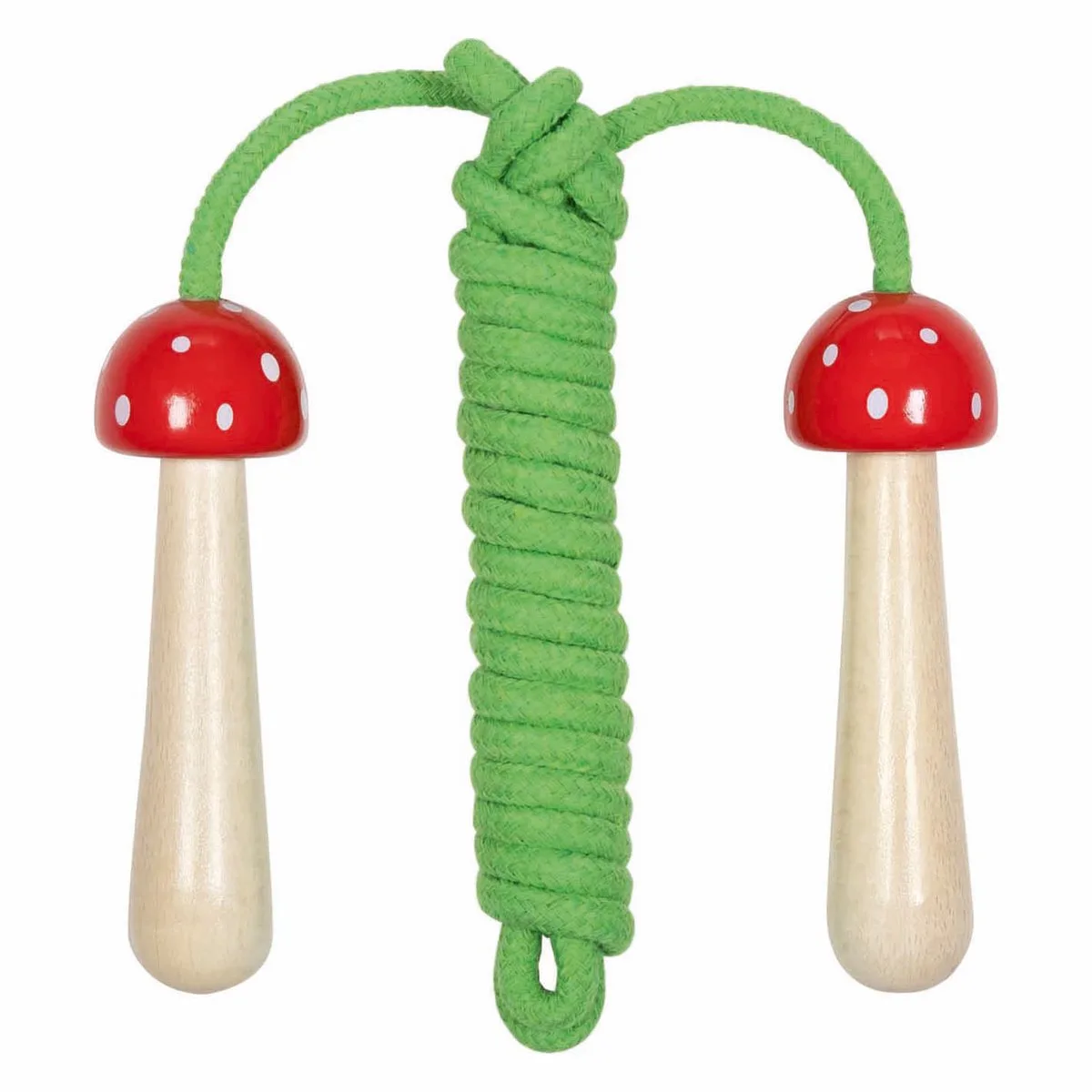 Springtouw Houten Handvatten Paddenstoel van Goki in Meerkleurig – productfoto
