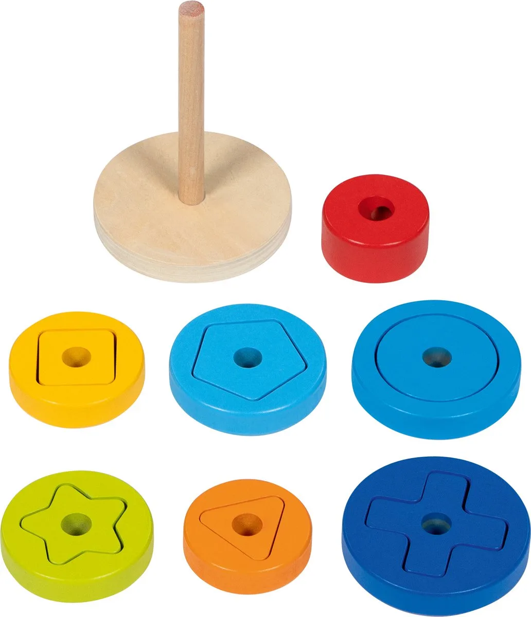 Stacking dice by Goki in Multicolour – product photo