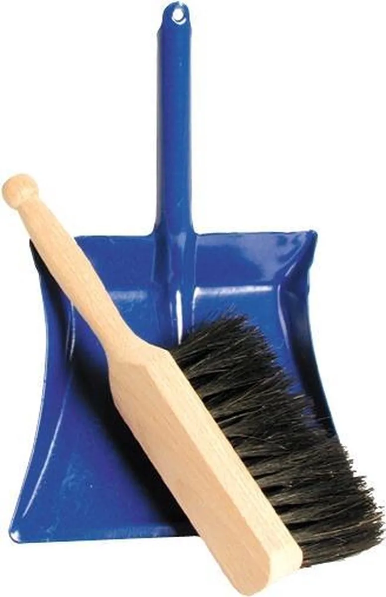 Stoffer en Blik in kinderformaat by Goki in Blue, Black, Licht bruin – product photo