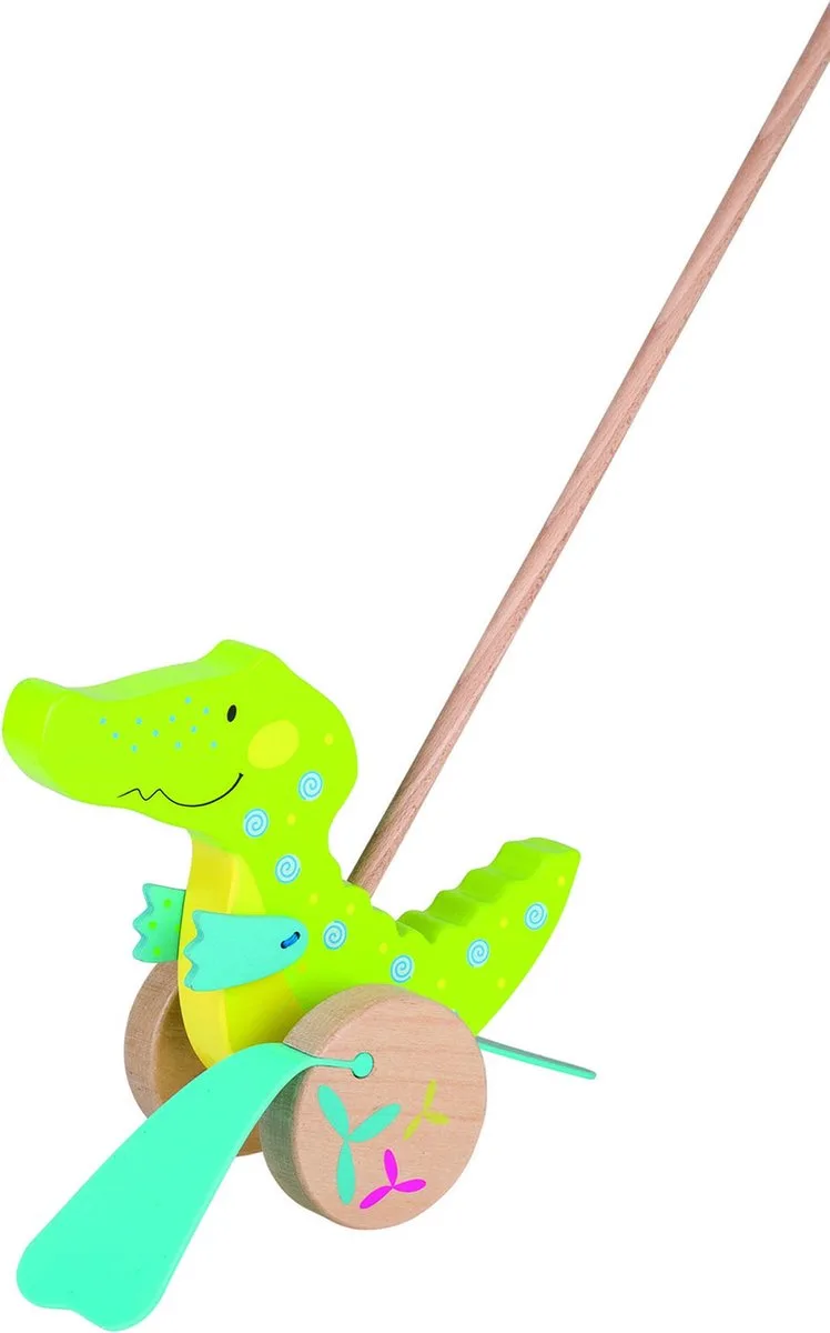 Susibelle Push Figure Crocodile von Goki in Grün – Produktfoto