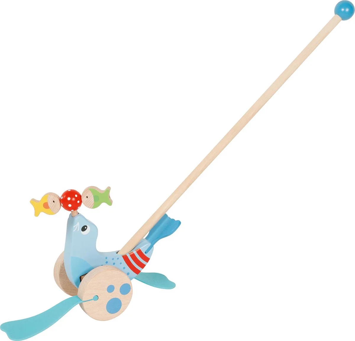 Stokroller - Zeehond by Goki in Blue – product photo