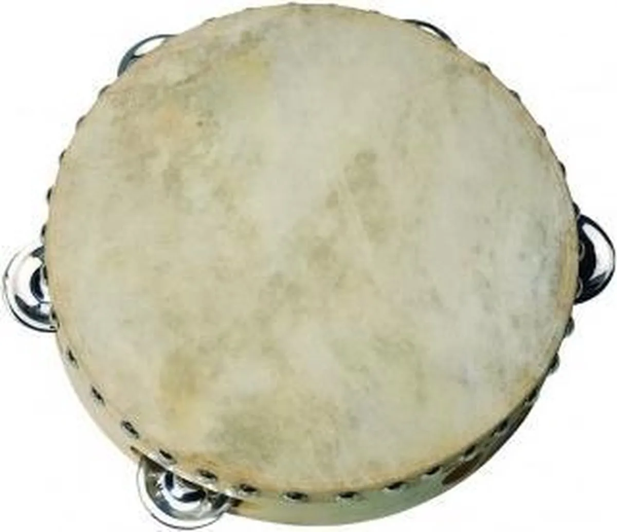 Tamboerijn - Speelgoedinstrument - Hout van Goki in Beige – productfoto