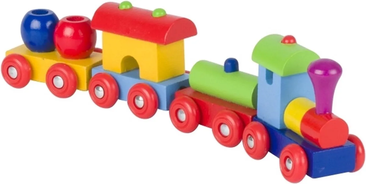Trein - Peru - 25X4X6,5Cm - Met Magneetkoppeling - 2 Jaar van Goki in Meerkleurig – productfoto