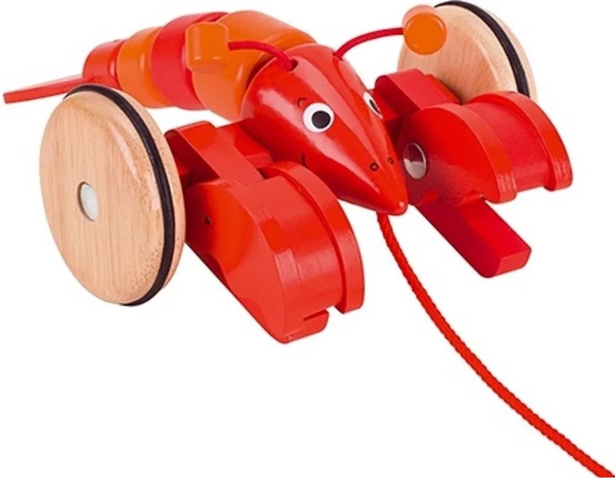 Trekdier - Kreeft van Goki in Rood – productfoto