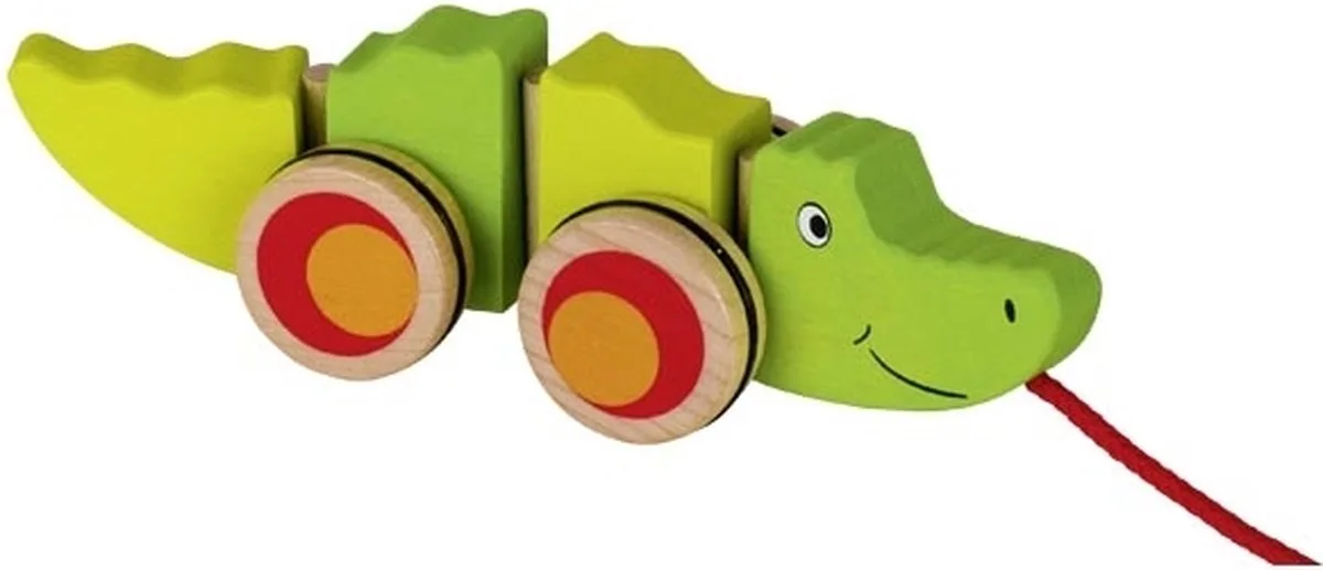 Trekdier - Krokodil van Goki in Meerkleurig – productfoto