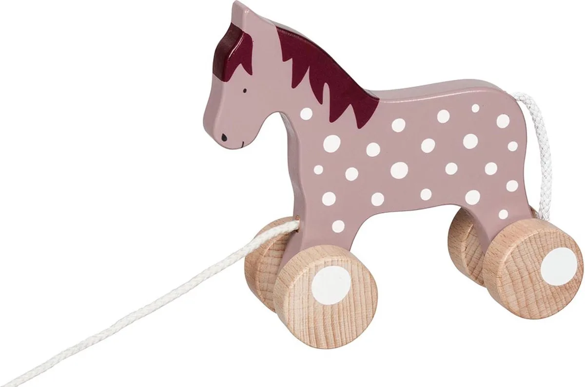 Trekdier - Paard van Goki in Roze – productfoto