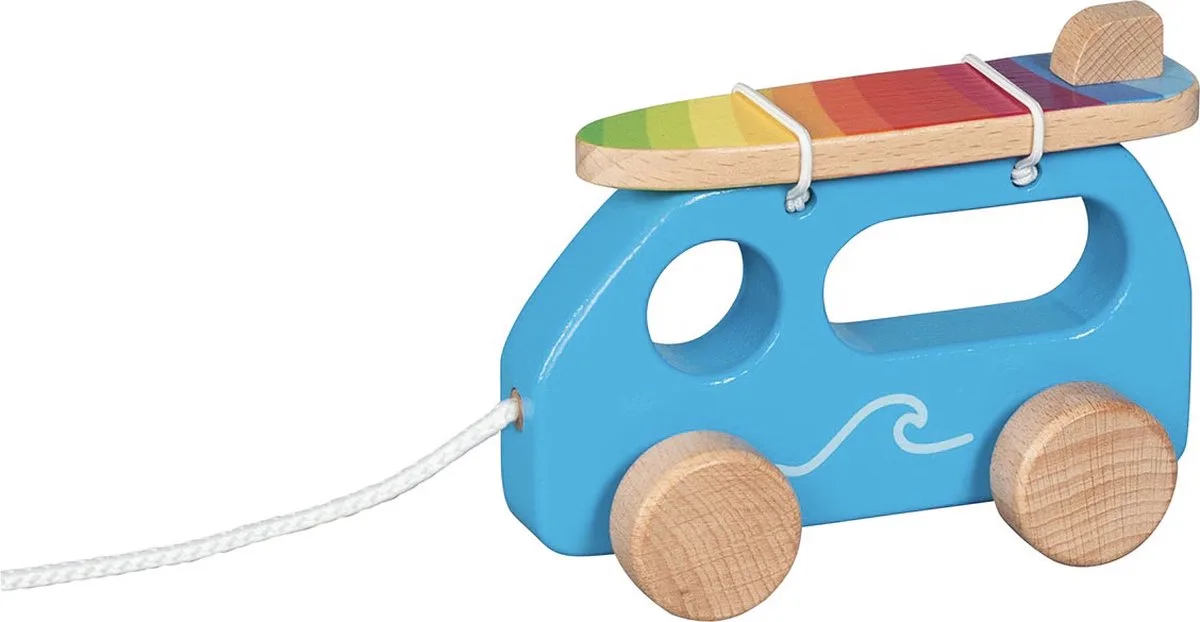 Trekwagen - Surfersbusje de Goki en Multicolore – photo du produit