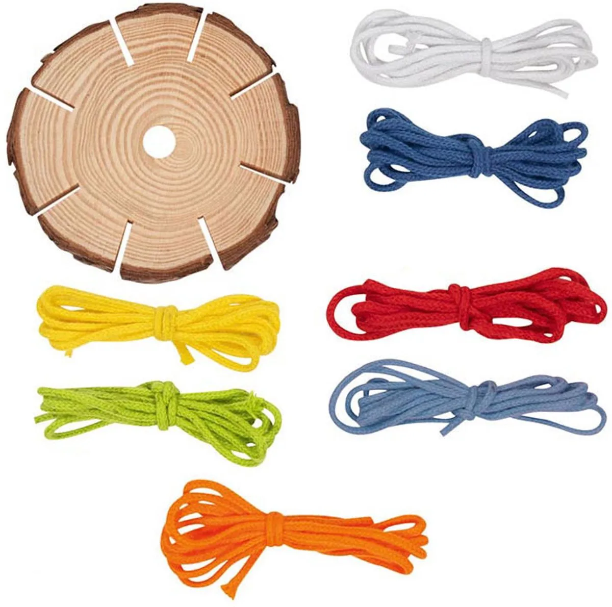 Wooden Braid Disc Bracelets Making Craft Kit von Goki in Mehrfarbig – Produktfoto