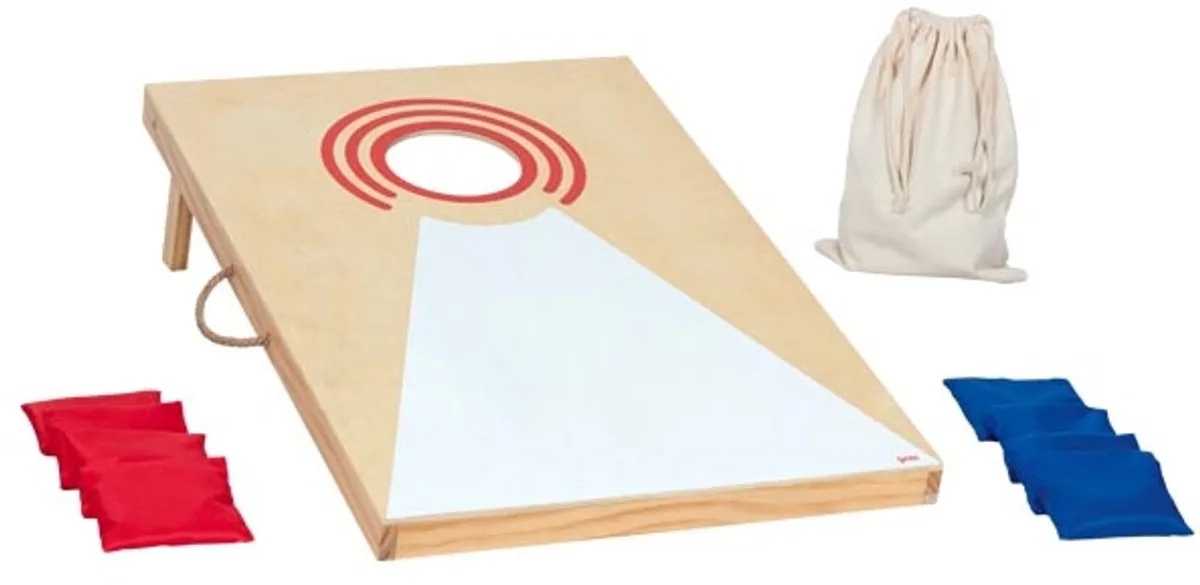Werpspel - Cornhole - 55X90X9Cm - 8 Werpzakjes - 5 Jaar van Goki in Meerkleurig – productfoto