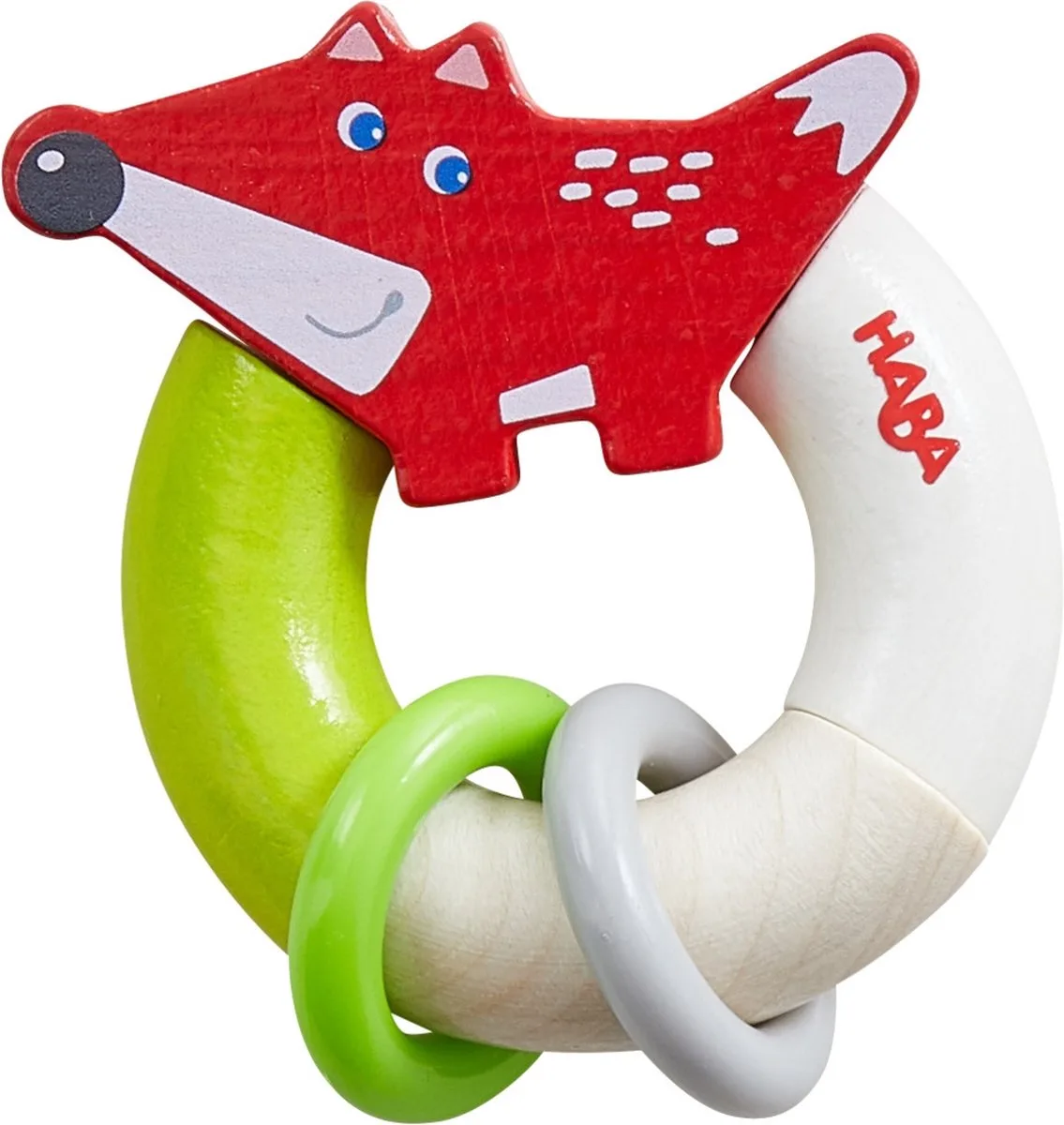 baby [0 jaar +] - Grijpding Kleppervos van HABA in Mulit – productfoto