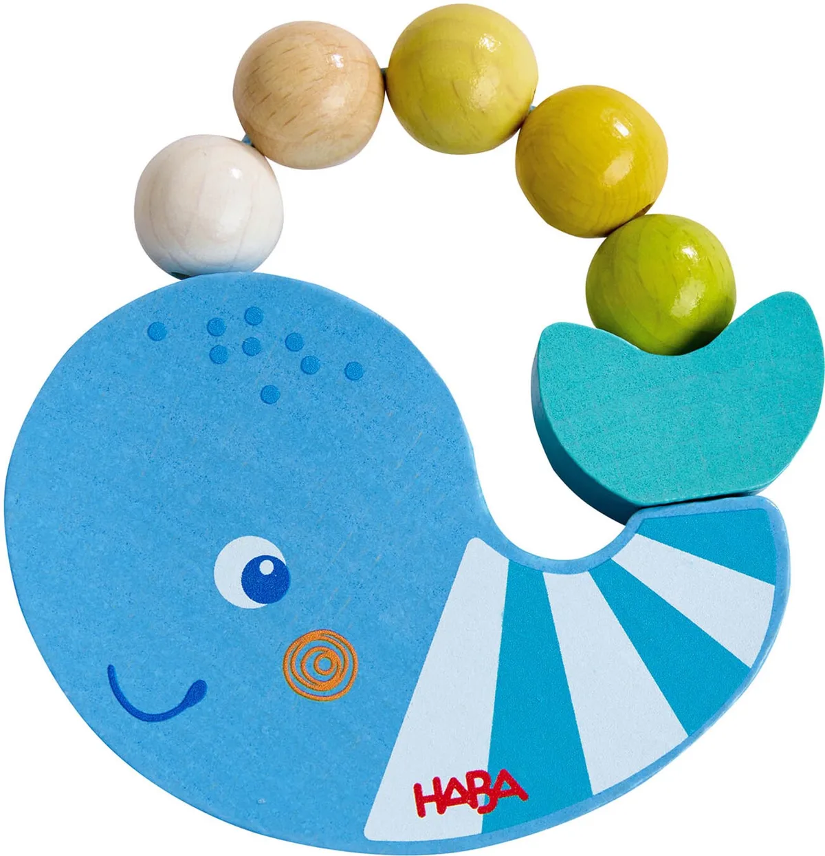 baby rammelaar Walvis [0 jaar +] von HABA in Mehrfarbig – Produktfoto