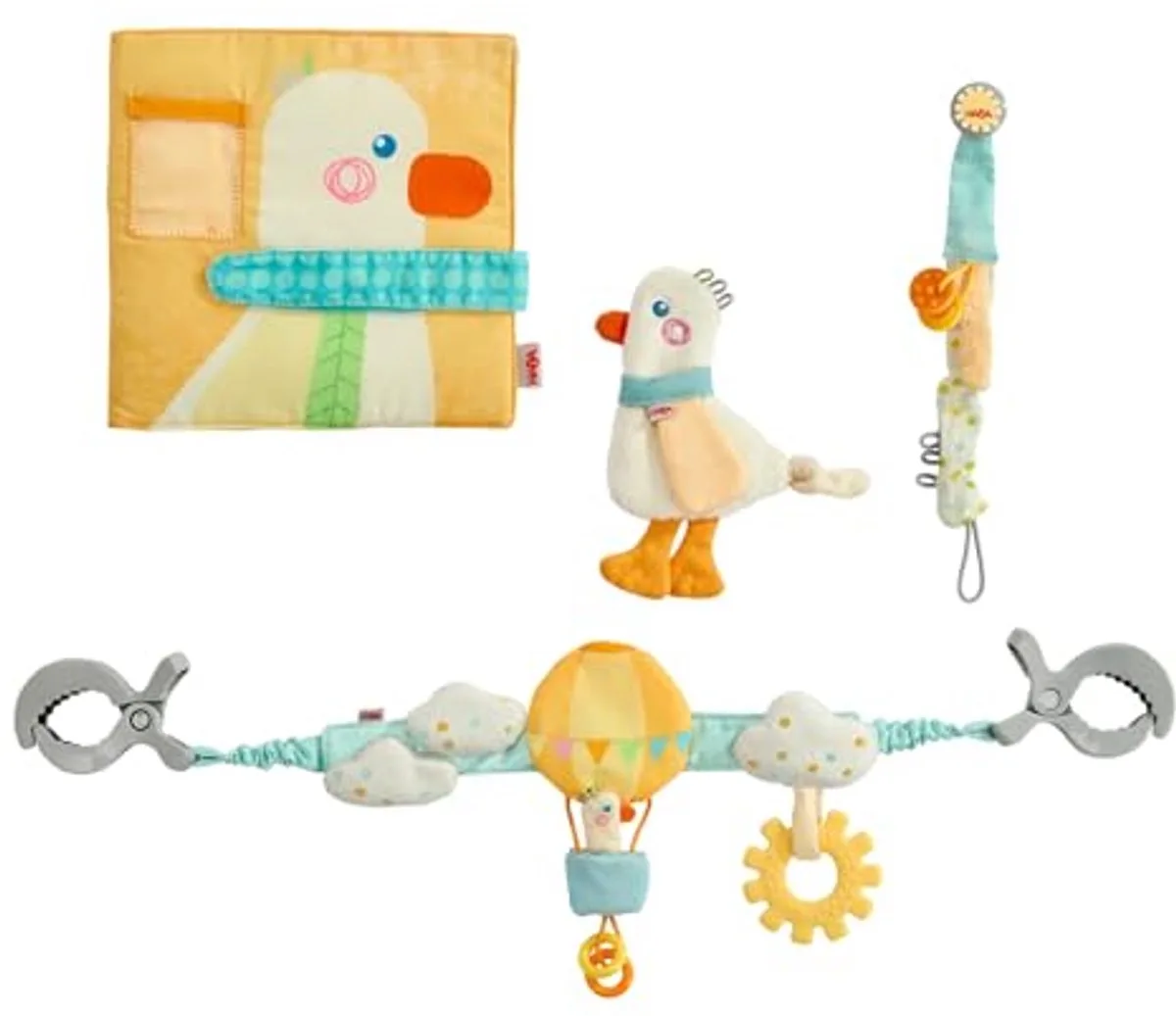 baby speelset gans 4-in-1 - baby speelgoed set. by HABA in Multicolour – product photo