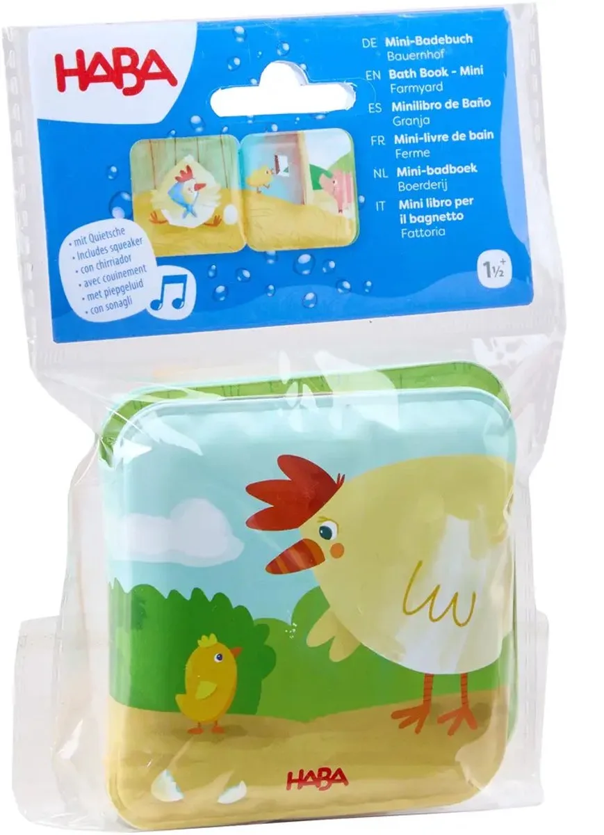 badboek boerderij voor baby's - baby speelgoed waterpret. van HABA in Meerkleurig – productfoto