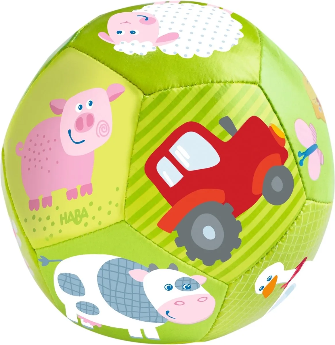 Bal - Baby - Boerderijdieren ca Ø 11 cm by HABA in Green – product photo