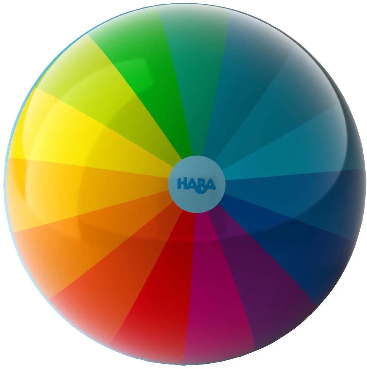 bal - regenboogkleuren - 15 cm doorsnede von HABA in Regenboog – Produktfoto