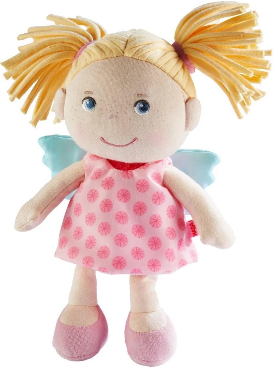 Stoffpuppe Schutzengel Finja von HABA in Rosa – Produktfoto
