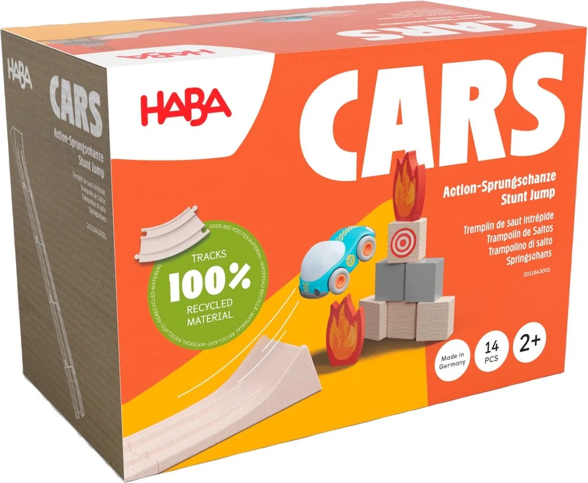 cars autobaan - springschans de HABA en Multicolore – photo du produit