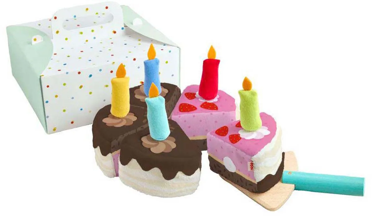 Creative Play - Verjaardagstaart speelgoedset voor kinderen. de HABA en Multicolore – photo du produit